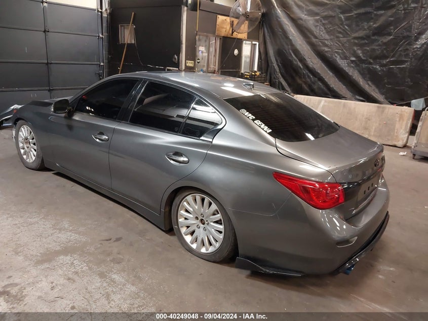 Vin: jn1bv7ar5fm396107, lot: 40737237, infiniti q50 premium 20153