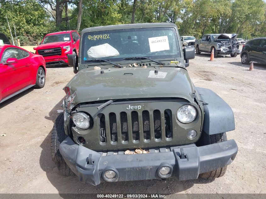 2015 Jeep Wrangler Sport VIN: 1C4AJWAGXFL646332 Lot: 40249122