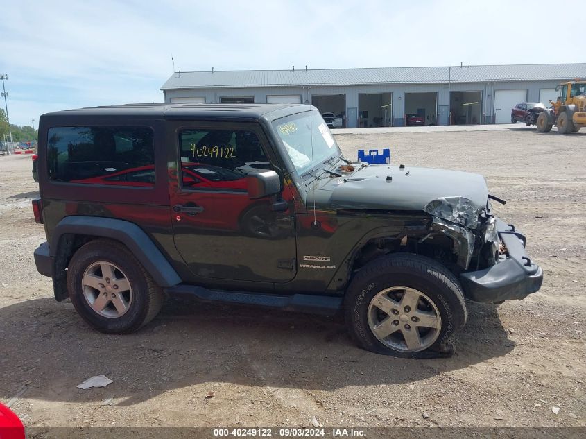 2015 Jeep Wrangler Sport VIN: 1C4AJWAGXFL646332 Lot: 40249122