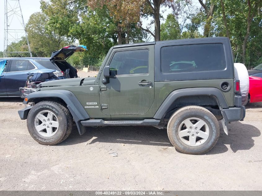 2015 Jeep Wrangler Sport VIN: 1C4AJWAGXFL646332 Lot: 40249122