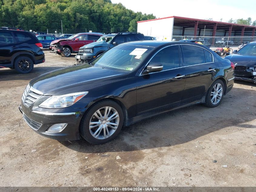 2013 Hyundai Genesis 3.8 VIN: KMHGC4DD1DU254109 Lot: 40249153