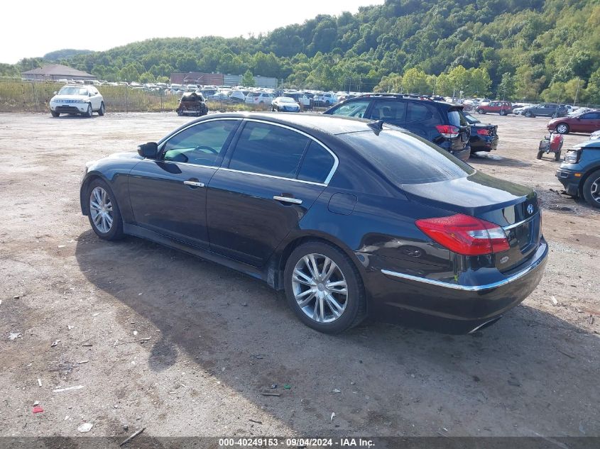 2013 Hyundai Genesis 3.8 VIN: KMHGC4DD1DU254109 Lot: 40249153