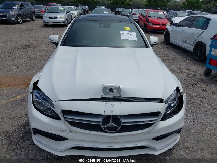 2018 Mercedes-Benz C-Class 63 Amg VIN: WDDWJ8GB9JF678053 Lot: 40249157