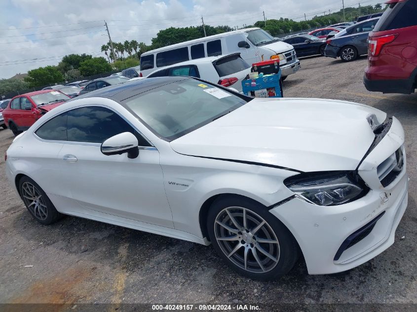 2018 Mercedes-Benz C-Class 63 Amg VIN: WDDWJ8GB9JF678053 Lot: 40249157