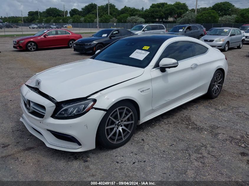 2018 Mercedes-Benz C-Class 63 Amg VIN: WDDWJ8GB9JF678053 Lot: 40249157