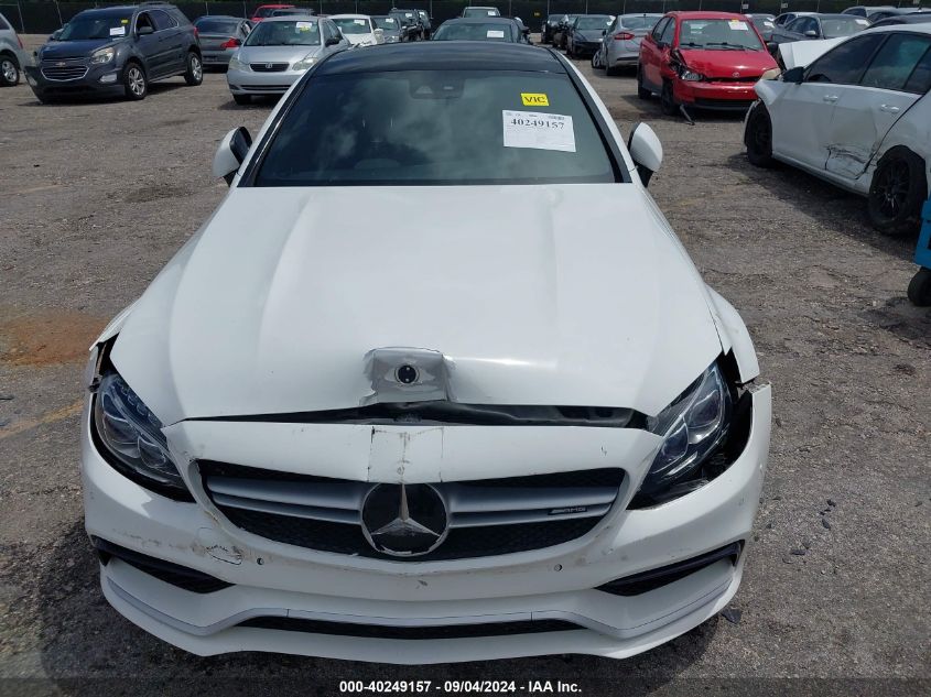 2018 Mercedes-Benz C-Class 63 Amg VIN: WDDWJ8GB9JF678053 Lot: 40249157