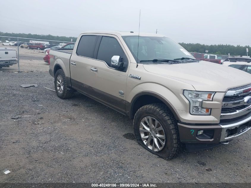 2017 Ford F-150 Supercrew VIN: 1FTEW1EG8HFB09993 Lot: 40249186