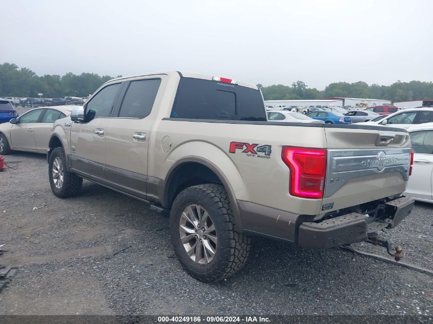 2017 Ford F-150 Supercrew VIN: 1FTEW1EG8HFB09993 Lot: 40249186