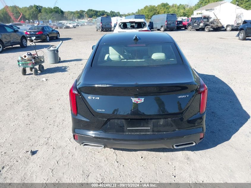 2024 Cadillac Ct4 Premium Luxury VIN: 1G6DF5RKXR0121572 Lot: 40249223