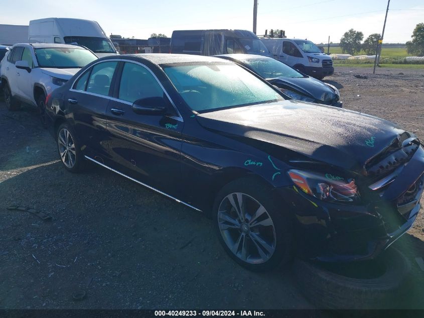 55SWF4KB5JU275668 2018 MERCEDES-BENZ C CLASS - Image 1