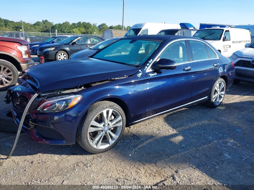 55SWF4KB5JU275668 2018 MERCEDES-BENZ C CLASS - Image 2