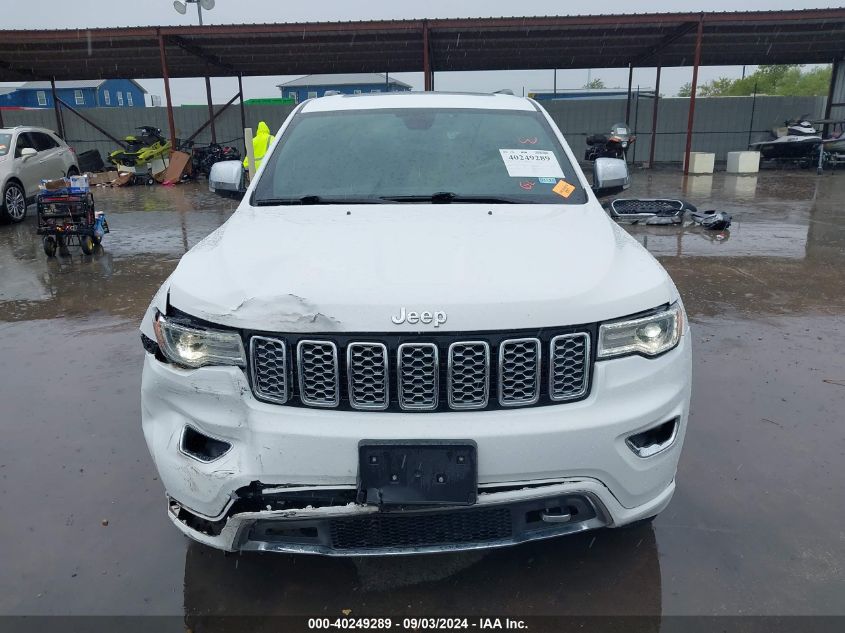 2018 Jeep Grand Cherokee Overland 4X2 VIN: 1C4RJECG1JC265309 Lot: 40249289