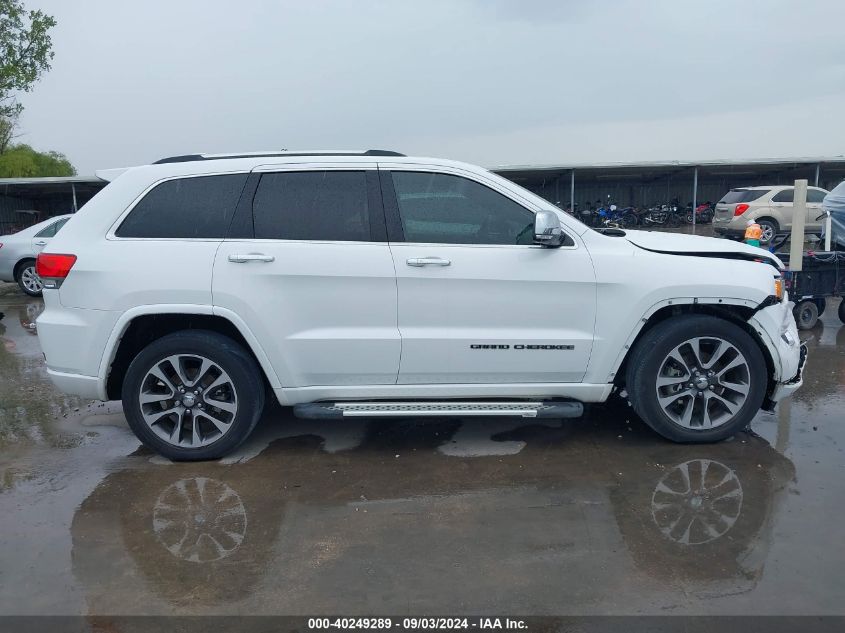 2018 Jeep Grand Cherokee Overland 4X2 VIN: 1C4RJECG1JC265309 Lot: 40249289