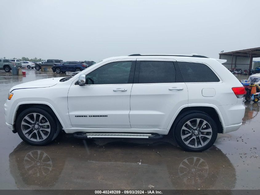 2018 Jeep Grand Cherokee Overland 4X2 VIN: 1C4RJECG1JC265309 Lot: 40249289