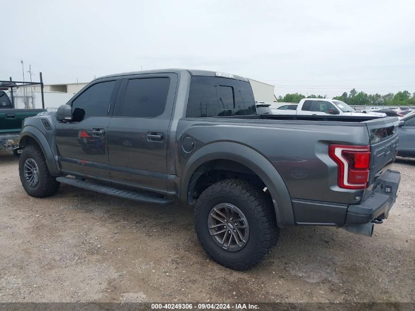 2019 Ford F150 Raptor VIN: 1FTFW1RG1KFC85404 Lot: 40249306