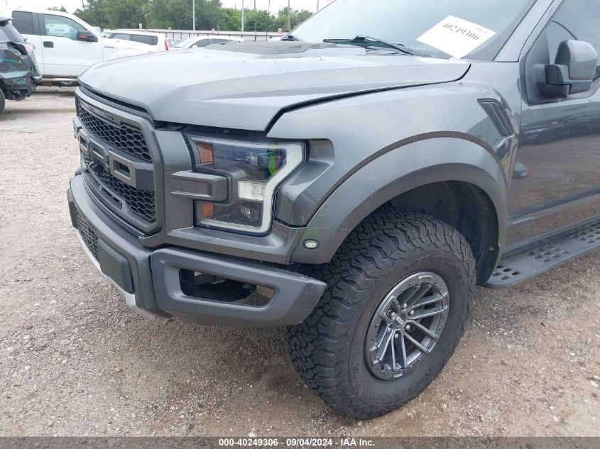 2019 Ford F150 Raptor VIN: 1FTFW1RG1KFC85404 Lot: 40249306