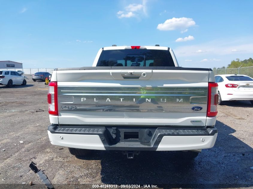 2021 Ford F-150 Platinum VIN: 1FTFW1E87MFA54671 Lot: 40249313