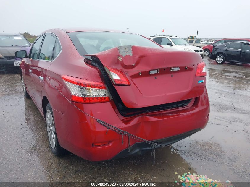 2013 Nissan Sentra Sv VIN: 3N1AB7AP6DL626277 Lot: 40249328