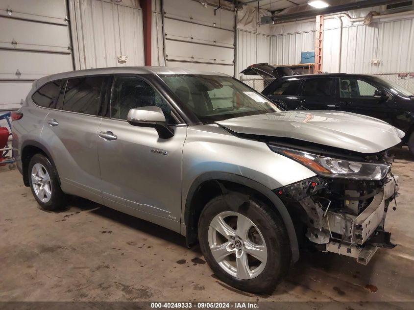 2020 Toyota Highlander Hybrid Le VIN: 5TDBBRCHXLS504923 Lot: 40249333