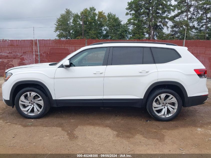 2022 Volkswagen Atlas 3.6L V6 Se W/Technology VIN: 1V2WR2CA3NC527065 Lot: 40249385