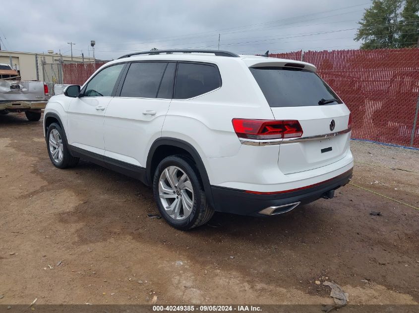 2022 Volkswagen Atlas 3.6L V6 Se W/Technology VIN: 1V2WR2CA3NC527065 Lot: 40249385