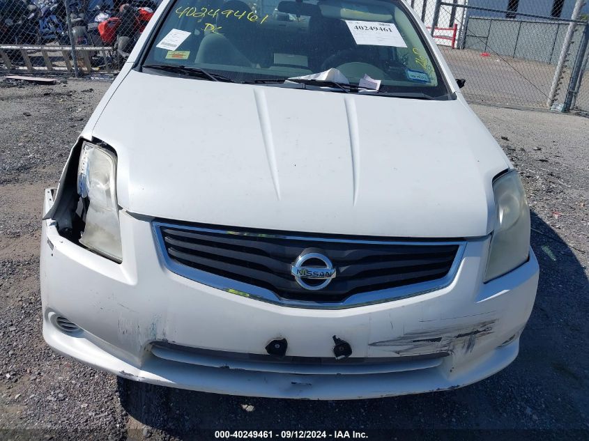 2010 Nissan Sentra 2.0S VIN: 3N1AB6AP5AL714114 Lot: 40249461