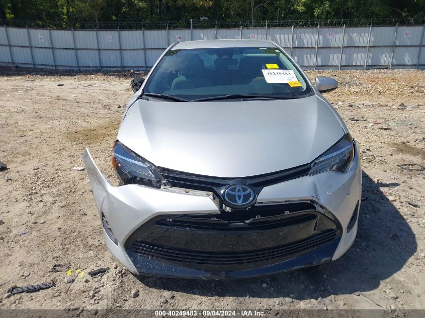 2019 Toyota Corolla Le VIN: 5YFBURHE4KP947939 Lot: 40249483