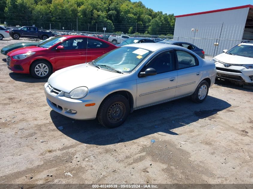 2002 Dodge Neon Sxt VIN: 1B3ES56C02D648420 Lot: 40249539