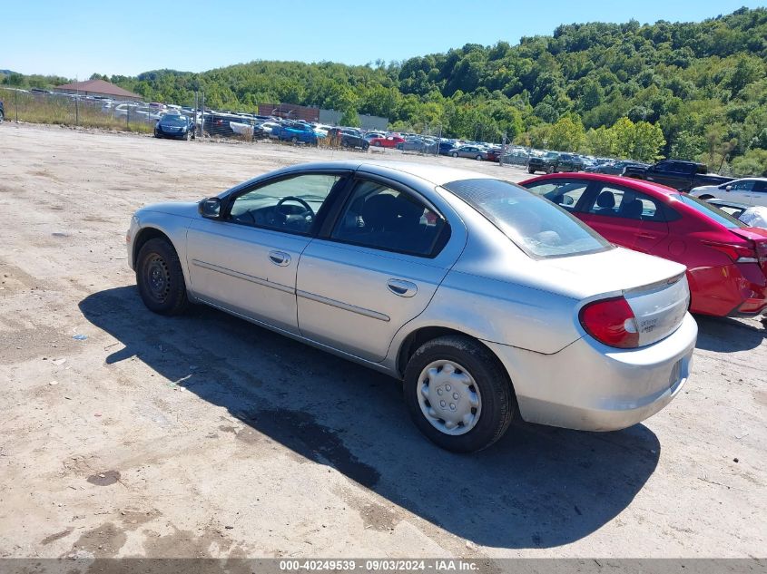 2002 Dodge Neon Sxt VIN: 1B3ES56C02D648420 Lot: 40249539