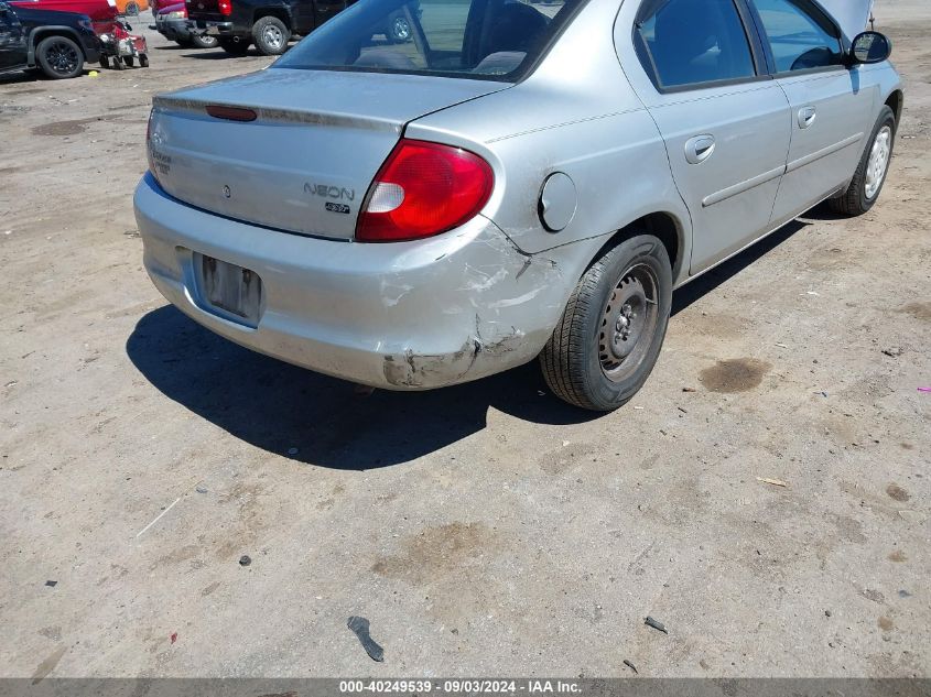 2002 Dodge Neon Sxt VIN: 1B3ES56C02D648420 Lot: 40249539