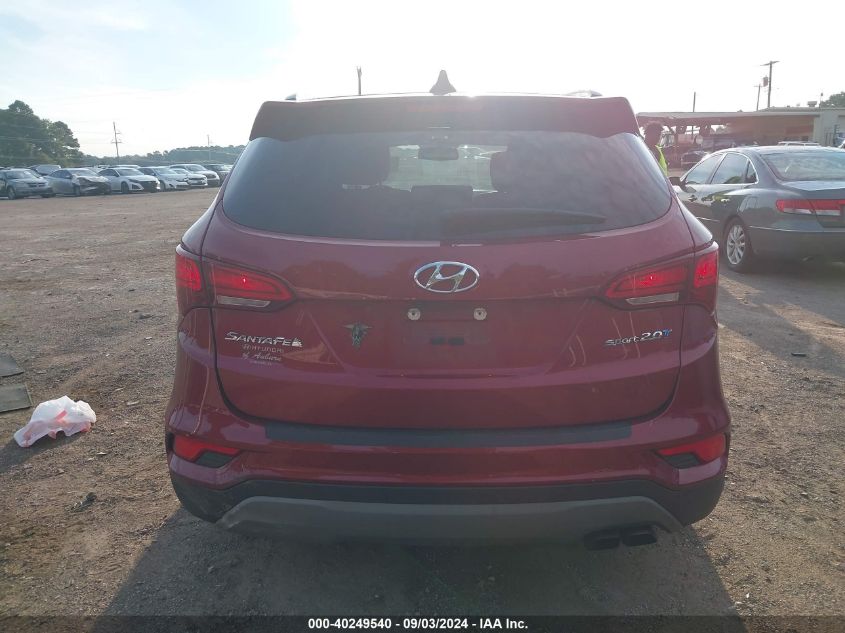 2018 Hyundai Santa Fe Sport 2.0T VIN: 5XYZU4LA8JG554311 Lot: 40249540