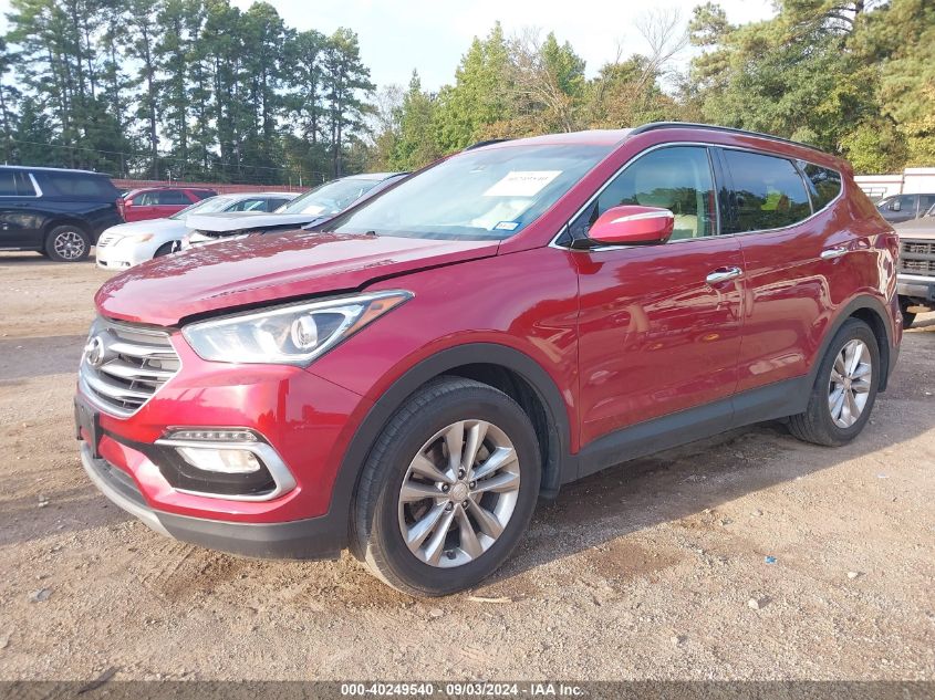 2018 Hyundai Santa Fe Sport 2.0T VIN: 5XYZU4LA8JG554311 Lot: 40249540