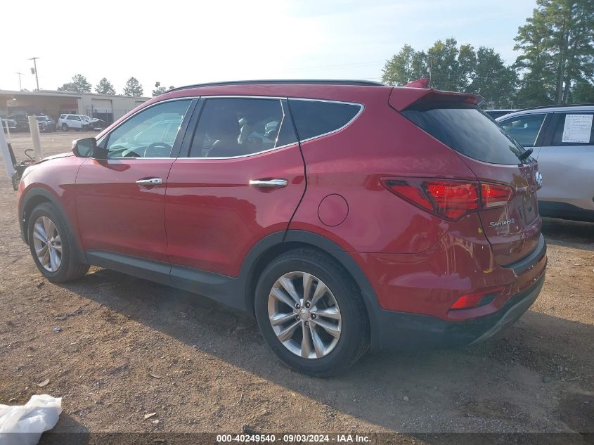 2018 Hyundai Santa Fe Sport 2.0T VIN: 5XYZU4LA8JG554311 Lot: 40249540