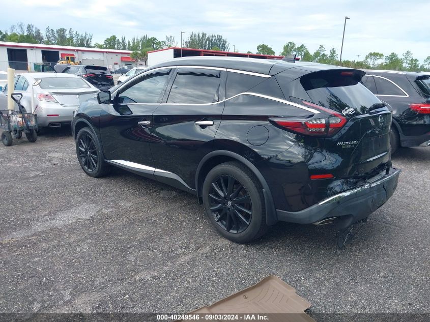 2021 Nissan Murano Sl Fwd VIN: 5N1AZ2CJ2MC113474 Lot: 40249546