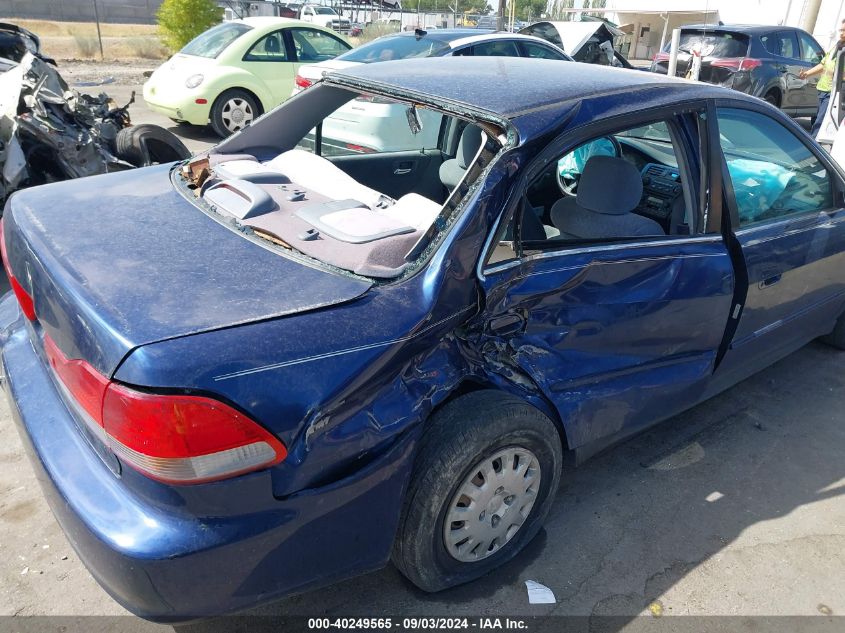 2002 Honda Accord 2.3 Vp VIN: 1HGCF86692A114776 Lot: 40249565