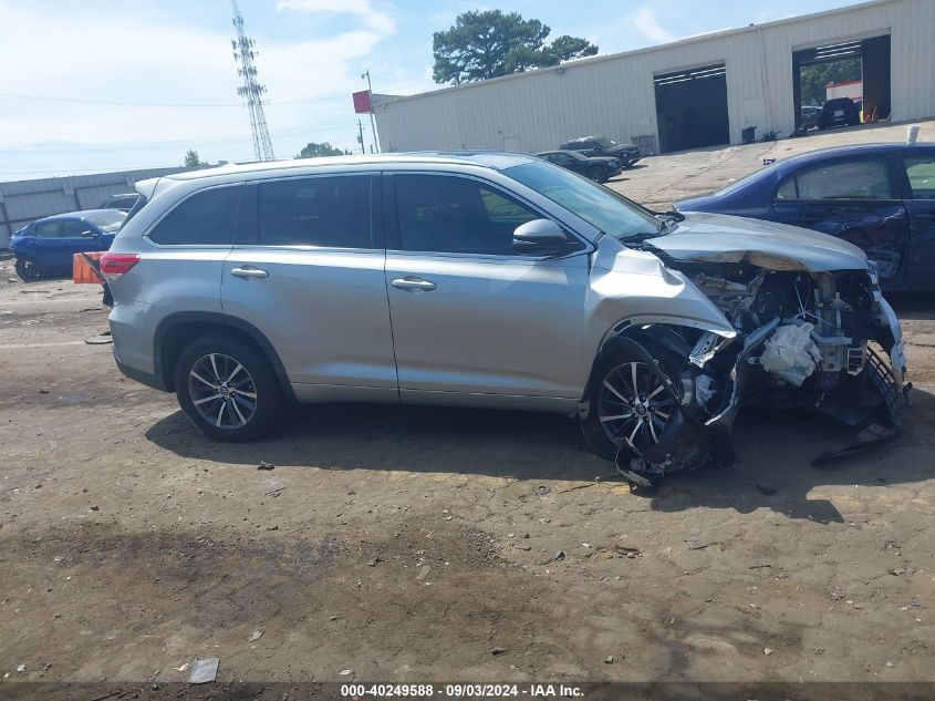 2017 Toyota Highlander Xle VIN: 5TDKZRFH0HS521762 Lot: 40249588