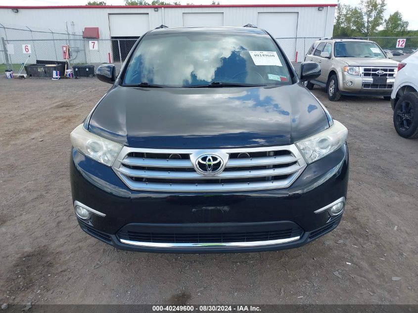 2013 Toyota Highlander Se V6 VIN: 5TDBK3EH5DS176080 Lot: 40249600