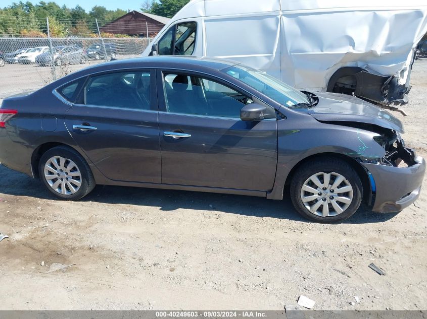 2015 Nissan Sentra Sv VIN: 3N1AB7APXFL692981 Lot: 40249603