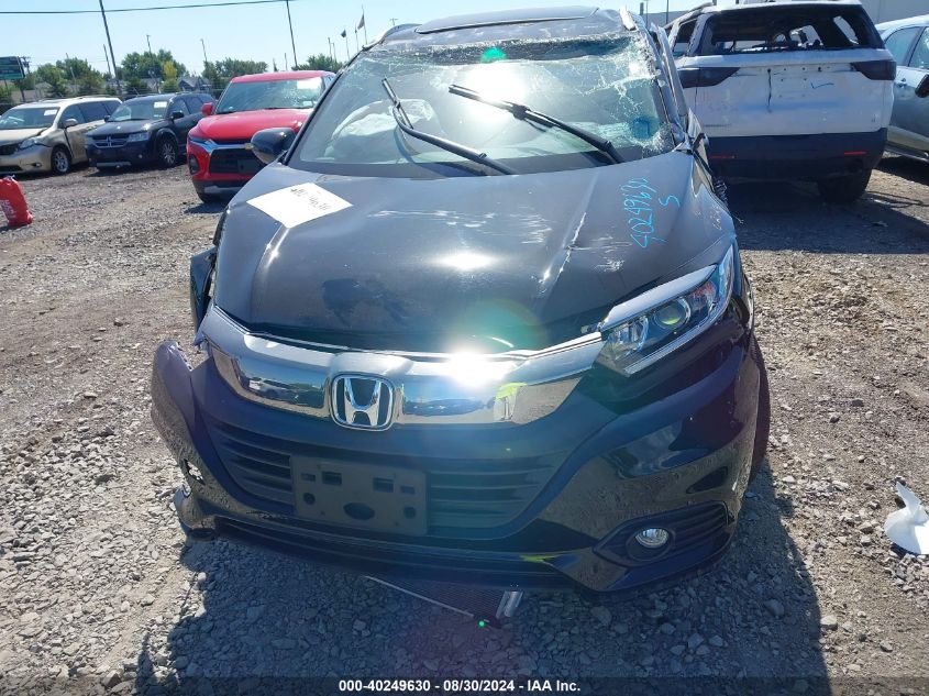 2022 Honda Hr-V Awd Ex-L VIN: 3CZRU6H71NM735388 Lot: 40249630