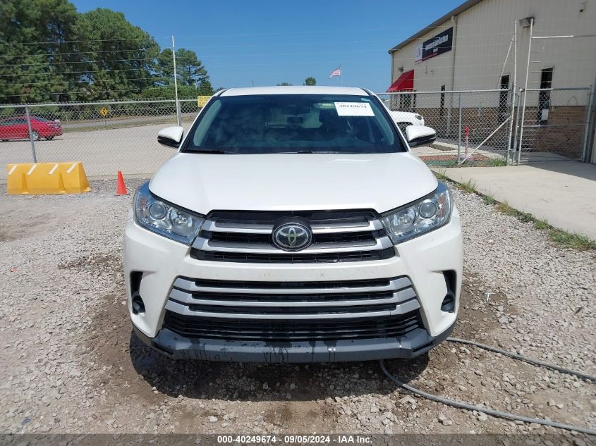 2017 Toyota Highlander Le VIN: 5TDZARFH0HS025883 Lot: 40249674