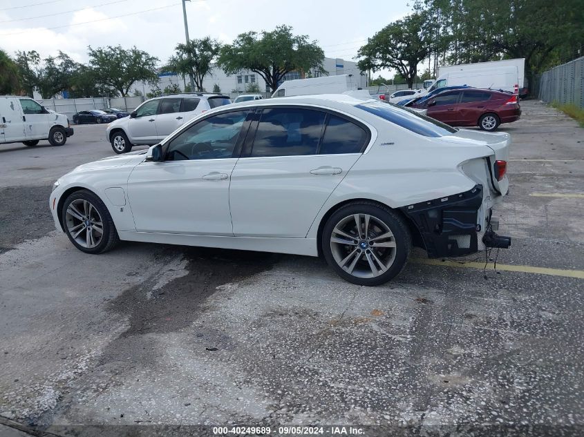 2017 BMW 330E VIN: WBA8E1C52HK895358 Lot: 40249689