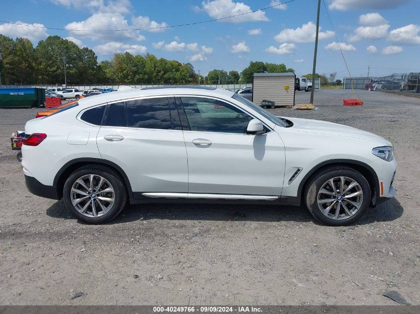 2019 BMW X4 xDrive30I VIN: 5UXUJ3C52KLG57604 Lot: 40249766