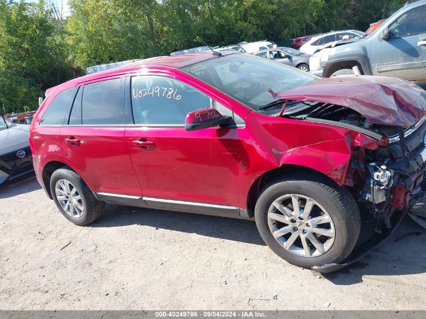 2013 Ford Edge Sel VIN: 2FMDK4JC4DBC33312 Lot: 40249786