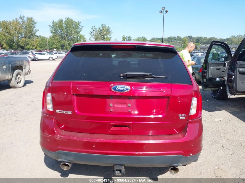 2013 Ford Edge Sel VIN: 2FMDK4JC4DBC33312 Lot: 40249786