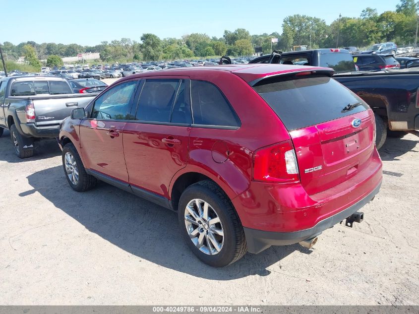 2013 Ford Edge Sel VIN: 2FMDK4JC4DBC33312 Lot: 40249786