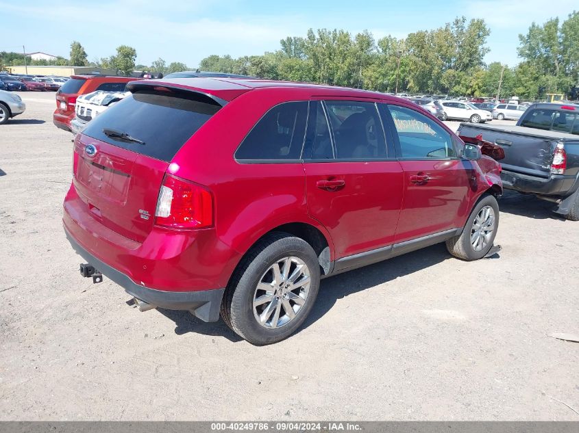 2013 Ford Edge Sel VIN: 2FMDK4JC4DBC33312 Lot: 40249786