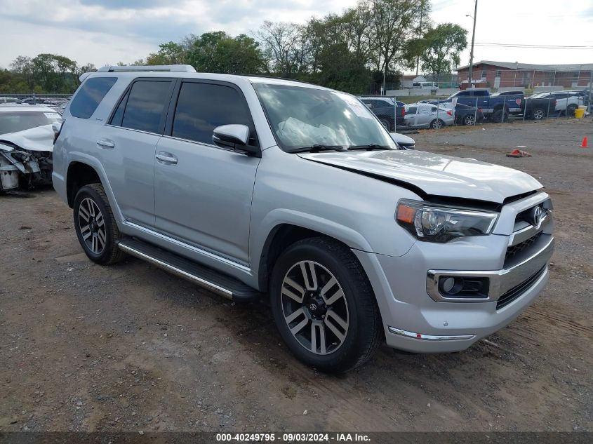 2018 Toyota 4Runner Limited VIN: JTEBU5JR9J5523623 Lot: 40249795