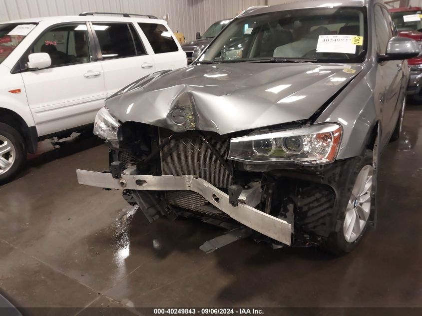 2016 BMW X3 xDrive28I VIN: 5UXWX9C54G0D67528 Lot: 40249843