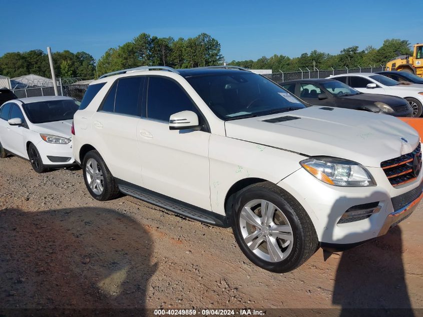 2013 Mercedes-Benz Ml 350 4Matic VIN: 4JGDA5HB8DA244640 Lot: 40249859