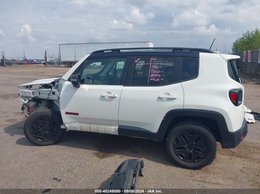 2018 Jeep Renegade Trailhawk 4X4 VIN: ZACCJBCB9JPG76350 Lot: 40249880